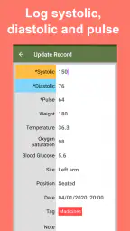 Blood Pressure Tracker screenshot