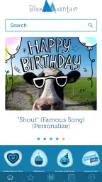 Blue Mountain Ecards screenshot