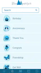 Blue Mountain Ecards screenshot