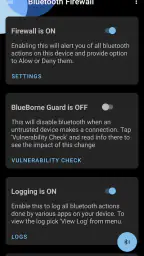 Bluetooth Firewall Lifetime screenshot