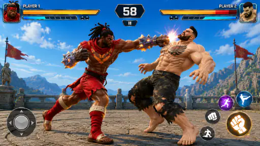 Bodybuilder Karate Fighting screenshot