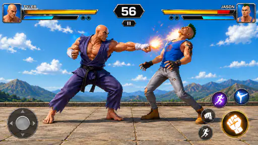 Bodybuilder Karate Fighting screenshot