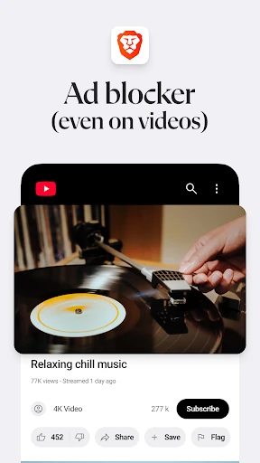 Brave Private Web Browser, VPN screenshot