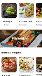 Breakfast Recipes & Planner screenshot