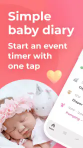 Breastfeeding tracker Pump log screenshot