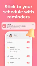 Breastfeeding tracker Pump log screenshot