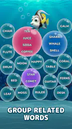 Bubble Associations: Word Game screenshot