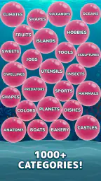 Bubble Associations: Word Game screenshot