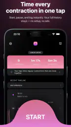 Bump Pulse: Contraction Timer screenshot