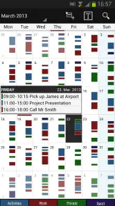 Business Calendar Pro screenshot