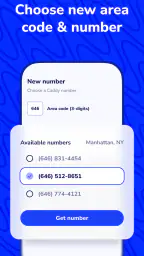 Caddy - Second Phone Number screenshot