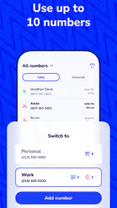 Caddy - Second Phone Number screenshot