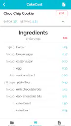 CakeCost screenshot