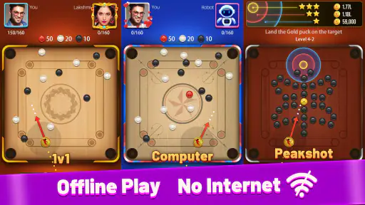 Carrom Meta-Board Disc Game screenshot