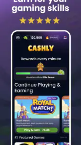 Cashly-Play & Earn in Minutes screenshot