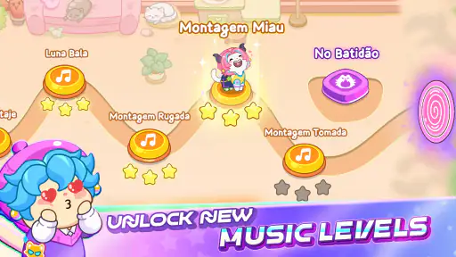 Cat Dash: Cute Cat Music Game screenshot