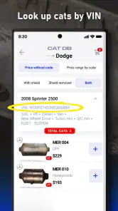 Cat DB - Catalytic Converters screenshot
