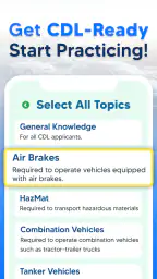 CDL Prep Practice Test 2026 screenshot