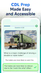 CDL Prep Practice Test 2026 screenshot