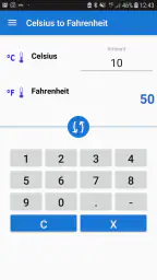 Celsius to Fahrenheit Convert screenshot