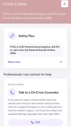 Charlie Health screenshot
