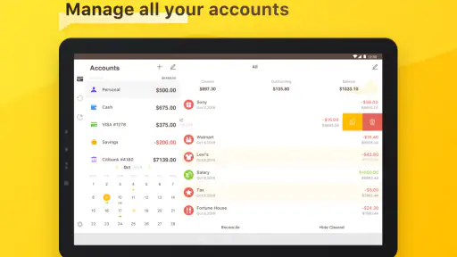 Checkbook - Account Tracker screenshot