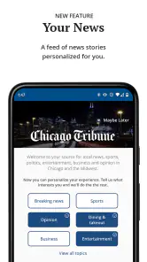 Chicago Tribune screenshot