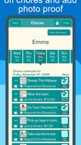 Chores & Allowance Bot screenshot