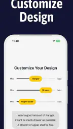 Closet Design App screenshot