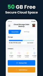 Cloud Storage: Data Backup screenshot