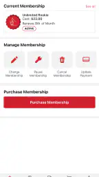 Club Car Wash Mobile App screenshot