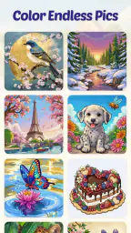 Color Aura: Paint by number screenshot