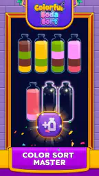 Colorful Soda Sort screenshot