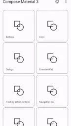 Compose Material Catalog screenshot