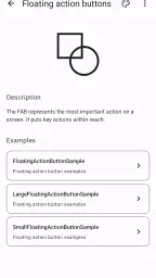 Compose Material Catalog screenshot