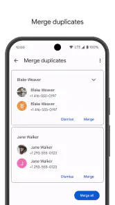 Contacts screenshot