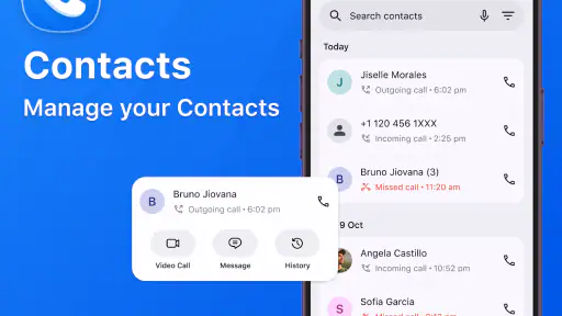 Contacts: Call Log & Dialer screenshot
