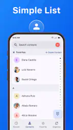 Contacts: Call Log & Dialer screenshot