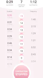 Contraction Timer & Counter 9m screenshot