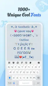 Cool Fonts - Keyboard & Themes screenshot