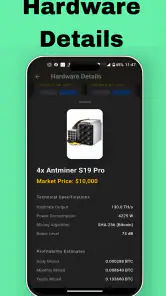 Core Miner-Bitcoin Miner Cloud screenshot