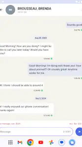 CorrLinks Text Chat screenshot