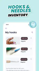 Crochet row counter & patterns screenshot
