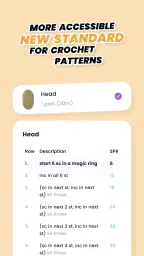 Crochet row counter & patterns screenshot