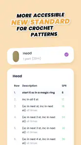 Crochet row counter & patterns screenshot