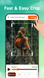 Crop, Trim Video Editor screenshot
