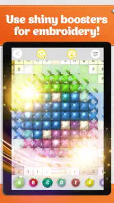 Cross Stitch Coloring Art screenshot