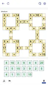 Crossmath® - Math Puzzle Games screenshot
