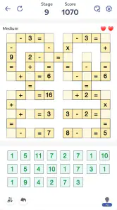 Crossmath® - Math Puzzle Games screenshot