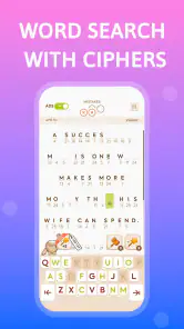 Cryptogram: Number & Word Game screenshot